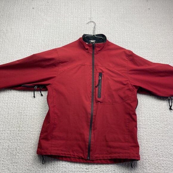 MEC Mountain Equipment Co-op Ultra Light Soft shell Tech Jacket Red Mens L - Picture 6 of 16